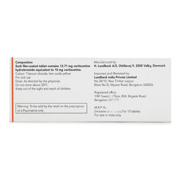 Brintellix 10mg Tablet 10'S