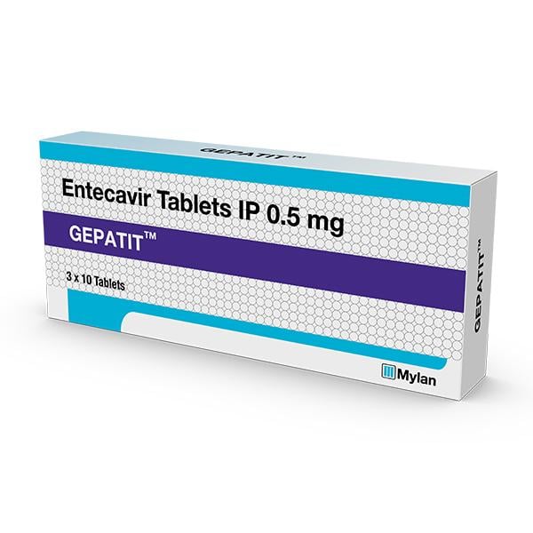 GEPATIT 0.5mg Tablet 10's