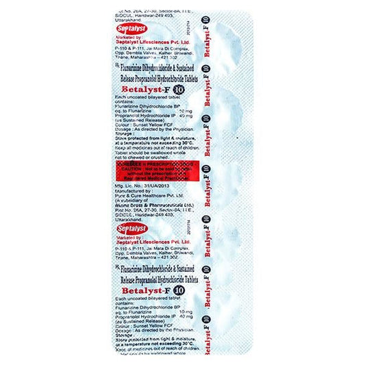 BETALYST F 10mg Tablet 10's