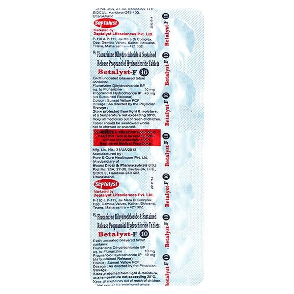 BETALYST F 10mg Tablet 10's