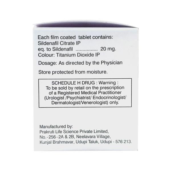 Vasosure 20mg Tablet 10'S