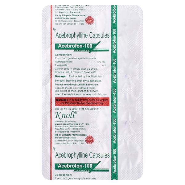 ACEBROFON 100 Capsule 10's