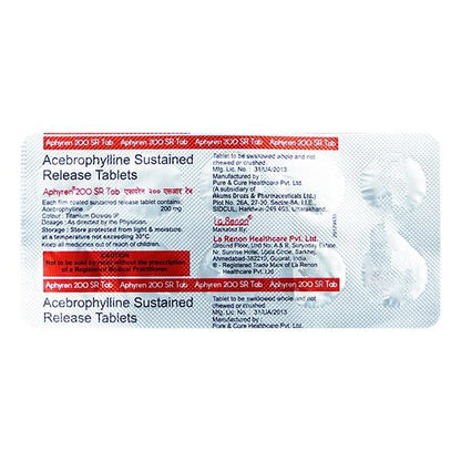 Aphyren 200 SR Tablet 10'S