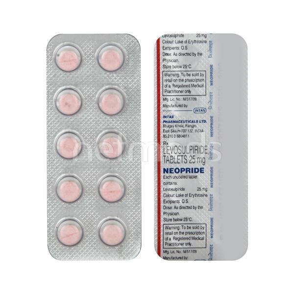 Neopride 25mg Tablet 10'S