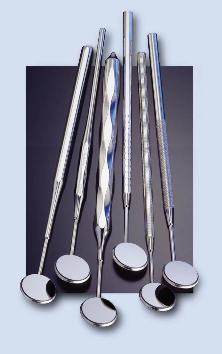 Hahnenkratt Stainless Steel Handles for Mouth Mirror - Global Surgicals