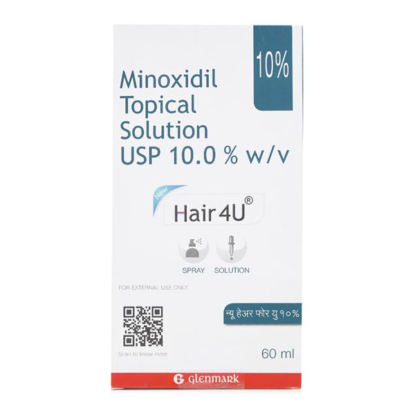 HAIR 4U NEW 10% Spray/Solution 60ml - Global Surgicals