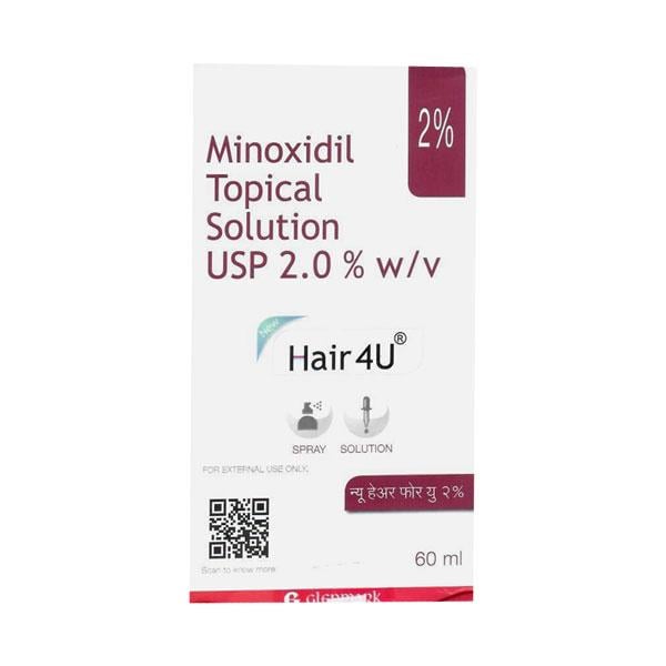 HAIR 4U NEW 2% Spray/Solution 60ml - Global Surgicals