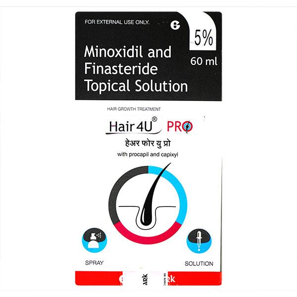 HAIR 4U PRO 5% Topical Solution 60ml - Global Surgicals