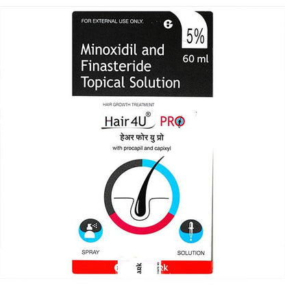 HAIR 4U PRO 5% Topical Solution 60ml - Global Surgicals