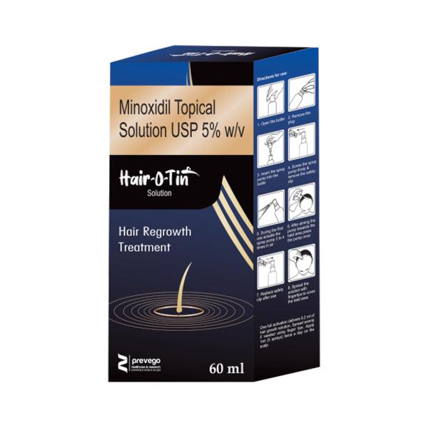 HAIR O TIN Solution 60ml - Global Surgicals