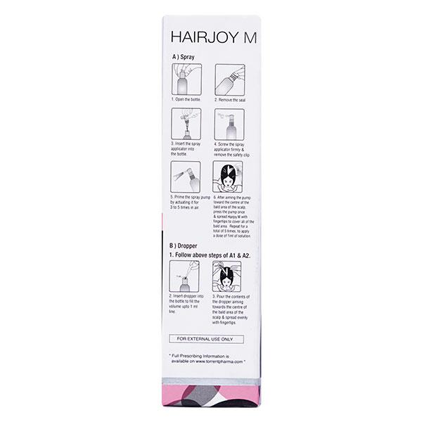 HAIRJOY M 2% Topical Solution 60ml - Global Surgicals