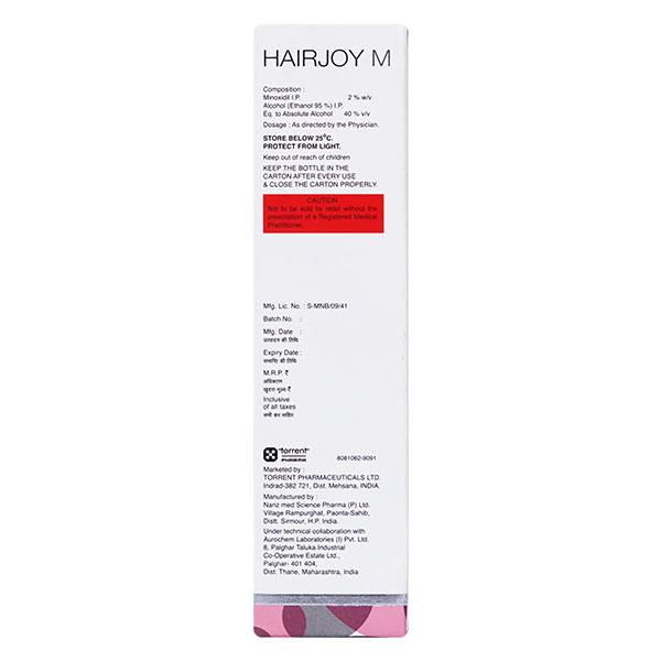 HAIRJOY M 2% Topical Solution 60ml - Global Surgicals