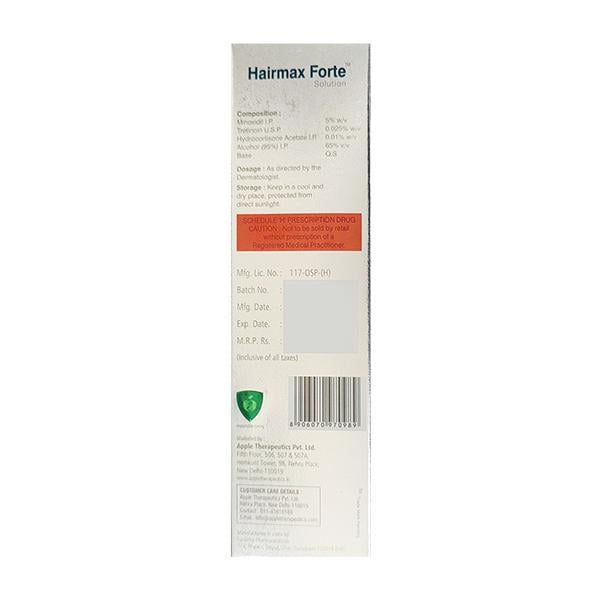 HAIRMAX FORTE Topical Solution 60ml - Global Surgicals