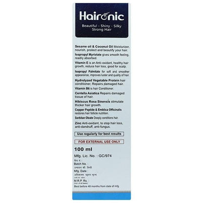 HAIRONIC Hair Vitalizer 100ml - Global Surgicals