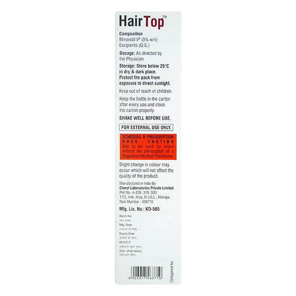 HAIRTOP 10% Solution 60ml - Global Surgicals