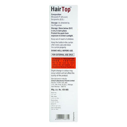 HAIRTOP 10% Solution 60ml - Global Surgicals