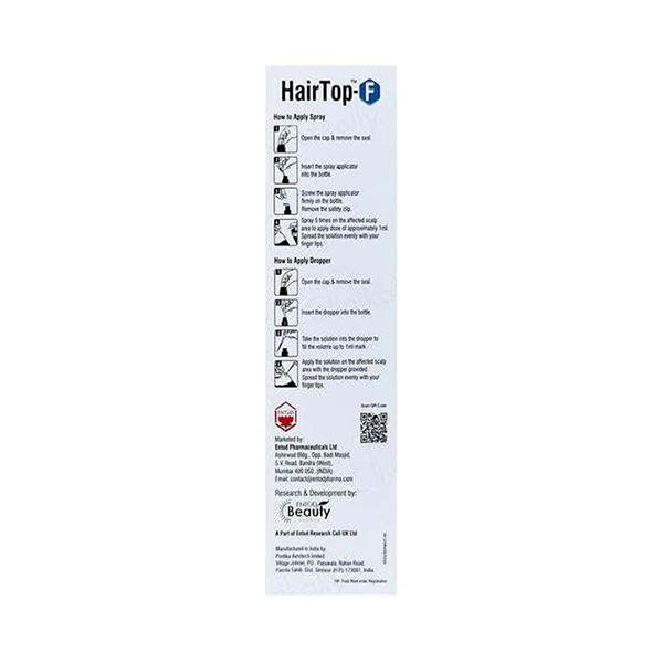 HAIRTOP F Topical Solution 60ml - Global Surgicals