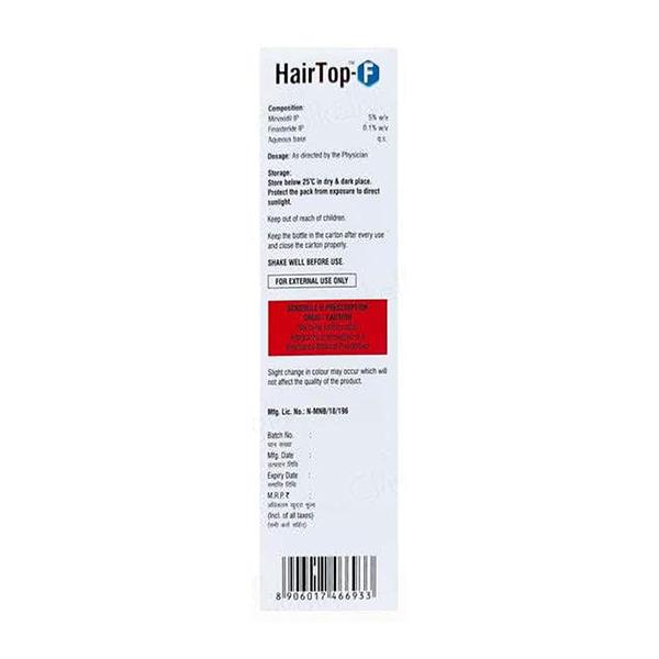 HAIRTOP F Topical Solution 60ml - Global Surgicals