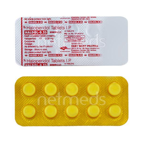 Haldol 0.25mg Tablet 10'S - Global Surgicals