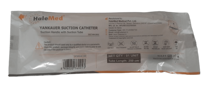 Halemed Yankauer Suction Catheter - Global Surgicals