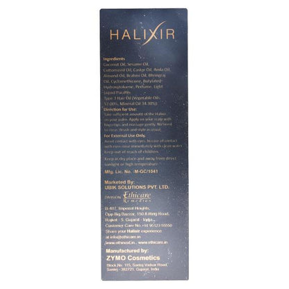Halixir Hair Oil 100ml - Global Surgicals