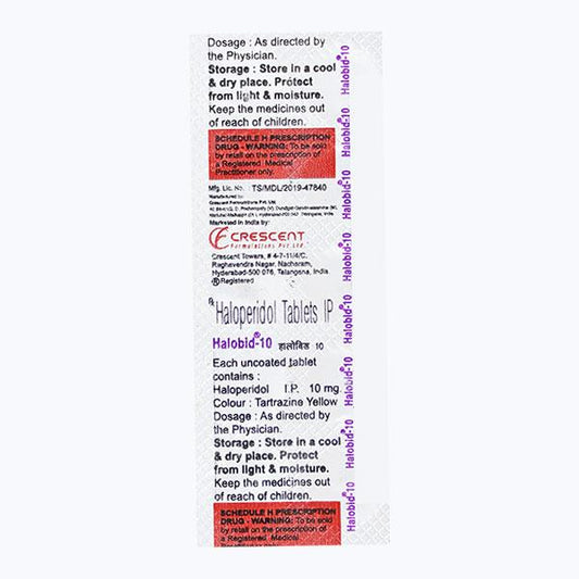 HALOBID 10 Tablet 10's - Global Surgicals