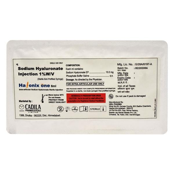 Halonix One Injection(Pfs) 6ml - Global Surgicals