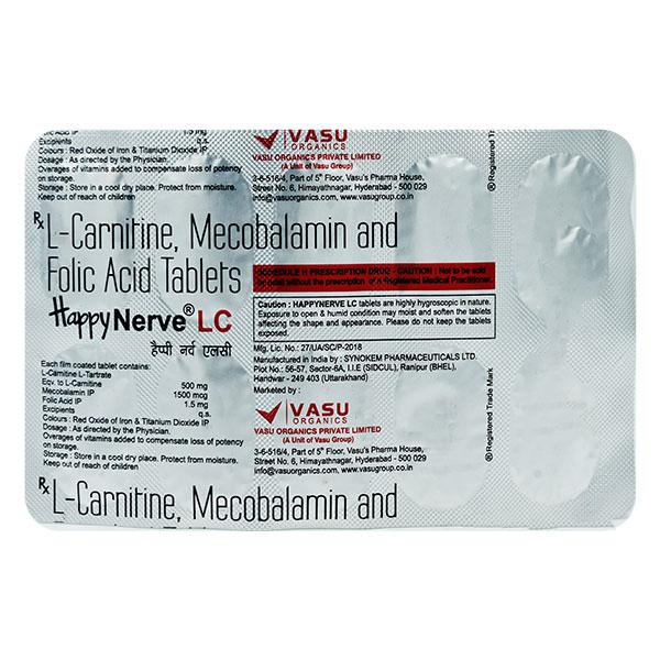 HAPPY NERVE LC Tablet 10's - Global Surgicals