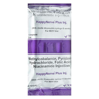 HAPPYNERVE PLUS Injection 2ml - Global Surgicals