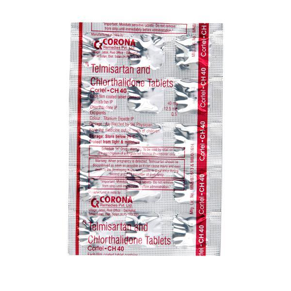 Cortel CH 40mg Tablet 15'S