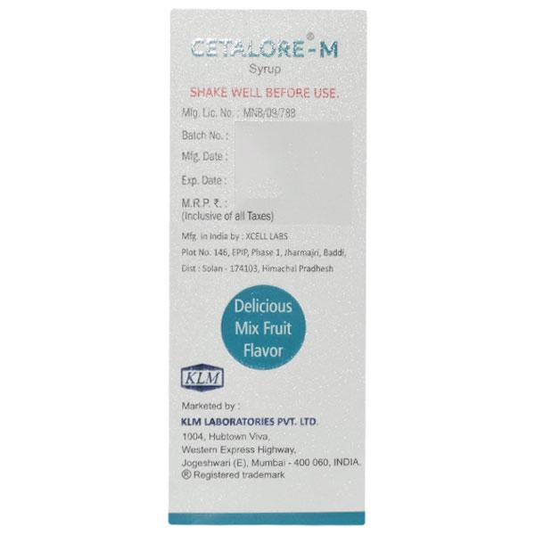 CETALORE M MIX FRUIT FLAVOUR Syrup 60ml