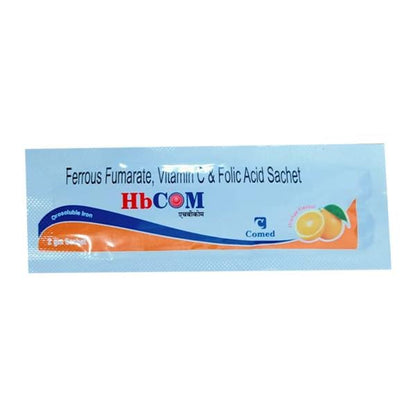 HBCOM ORANGE FLAVOUR Sachet 2gm - Global Surgicals