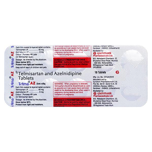 TELMA AZ 40 Tablet 10's