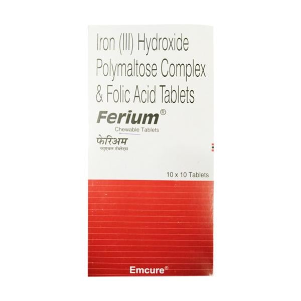 Ferium Chew 50mg Tablet 10'S