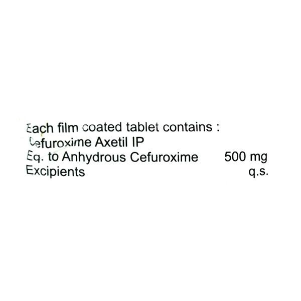 CEFUTIC 500 Tablet 10's