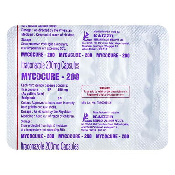 MYCOCURE 200 Capsule 10's