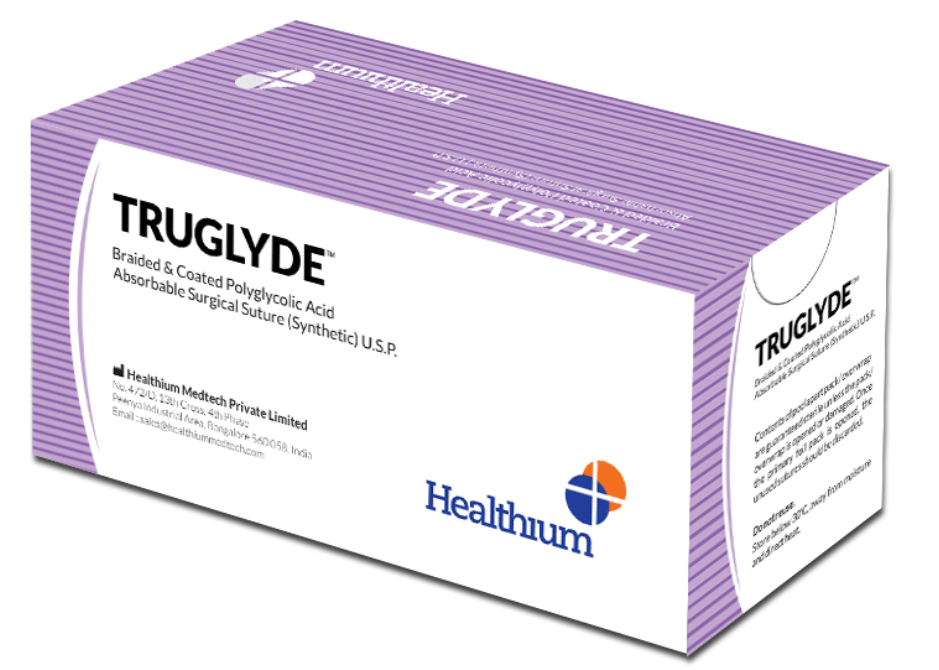 Healthium Truglyde Suture 5 - 0 - Global Surgicals