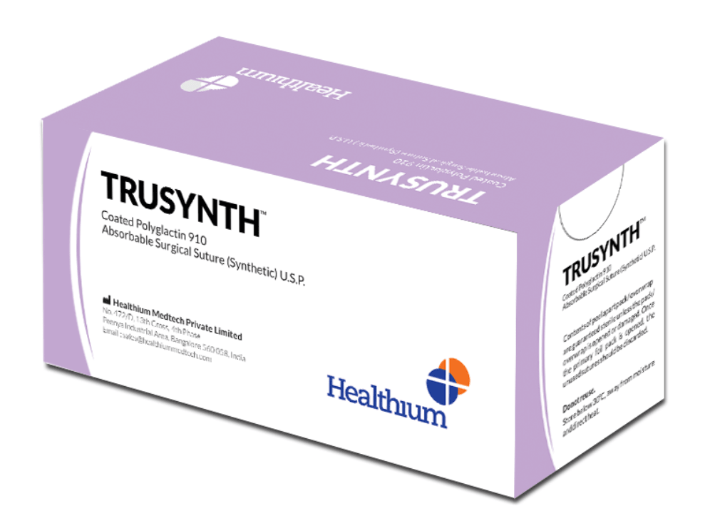 Healthium Trusynth Suture 4 - 0 - Global Surgicals