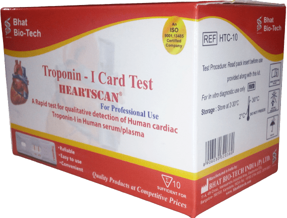 Heart - Scan Troponin - I Rapid Card - Global Surgicals