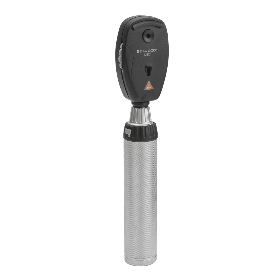 Heine Beta 200S LED Ophthalmoscope with Beta USB Rechargeable Handle - Global Surgicals