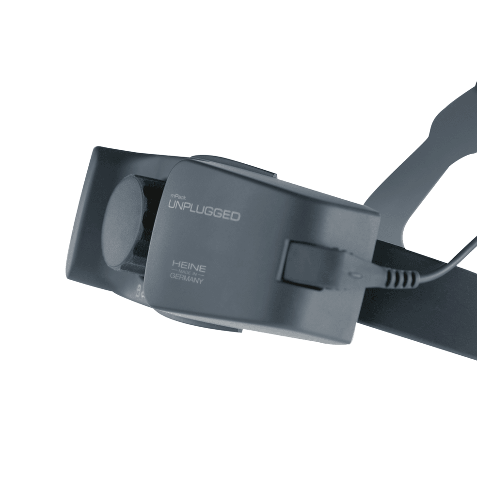 Heine Omega 500 LED with Mpack Unplugged Indirect Ophthalmoscope - Global Surgicals