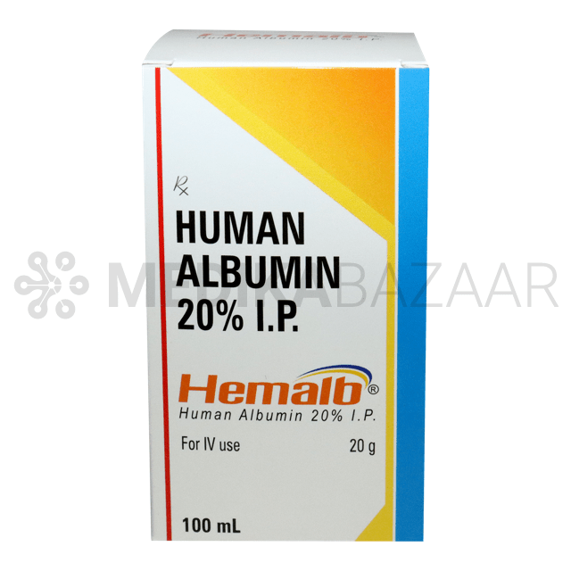 Hemalb 20% 100ml Infusion - Global Surgicals