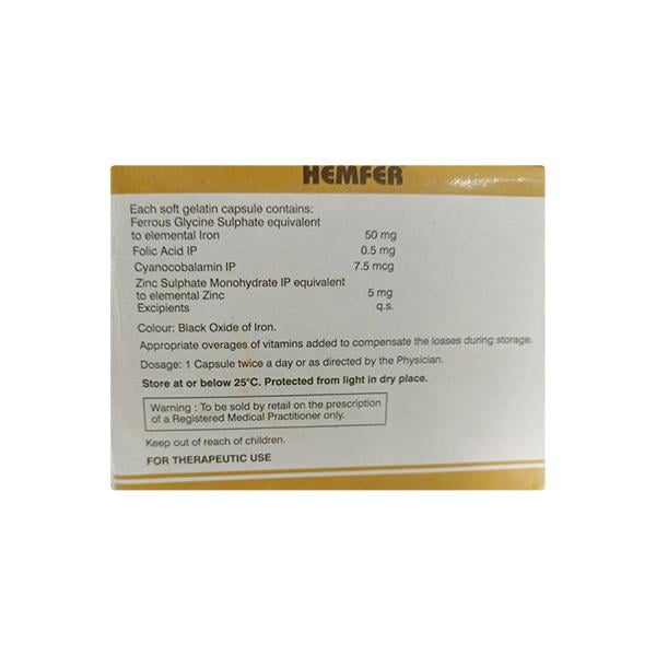 Hemfer NEW Capsule 30'S - Global Surgicals