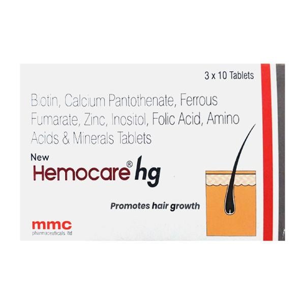 HEMOCARE HG NEW Tablet 10's - Global Surgicals