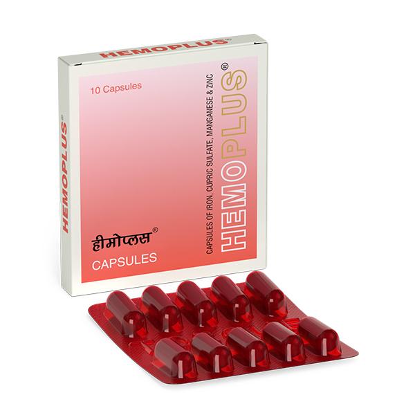 HEMOPLUS Capsule 10's - Global Surgicals