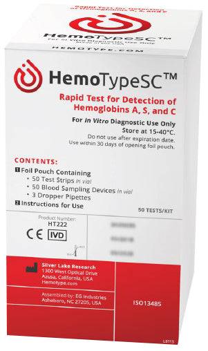 HemoType SC Hemoglobin Rapid Test - Global Surgicals