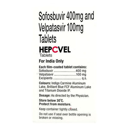 Hepcvel Tablet 28'S - Global Surgicals