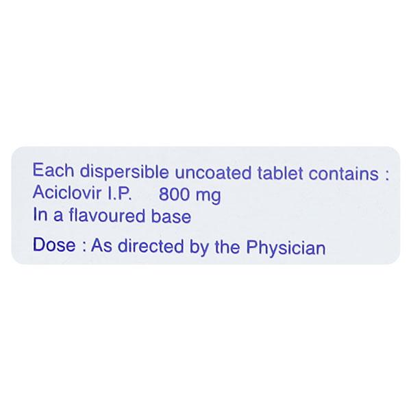 Herpex DT 800mg Tablet 5'S - Global Surgicals