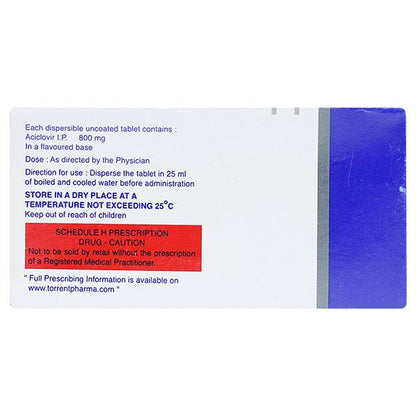 Herpex DT 800mg Tablet 5'S - Global Surgicals