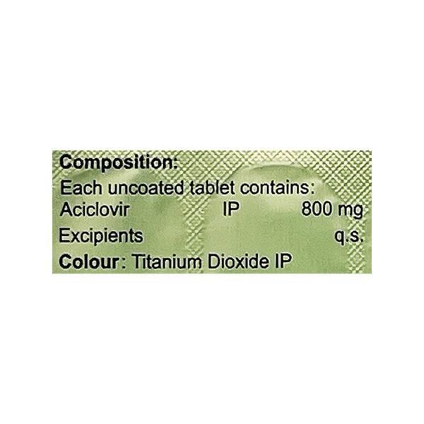 HERPIFORD 800 Tablet 10's - Global Surgicals